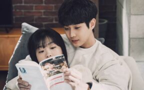 Choi Woo-shik and Kim Da-mi in a scene still from 'Our Beloved Summer'