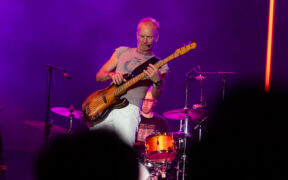 Sting performing at Lollapalooza India 2024