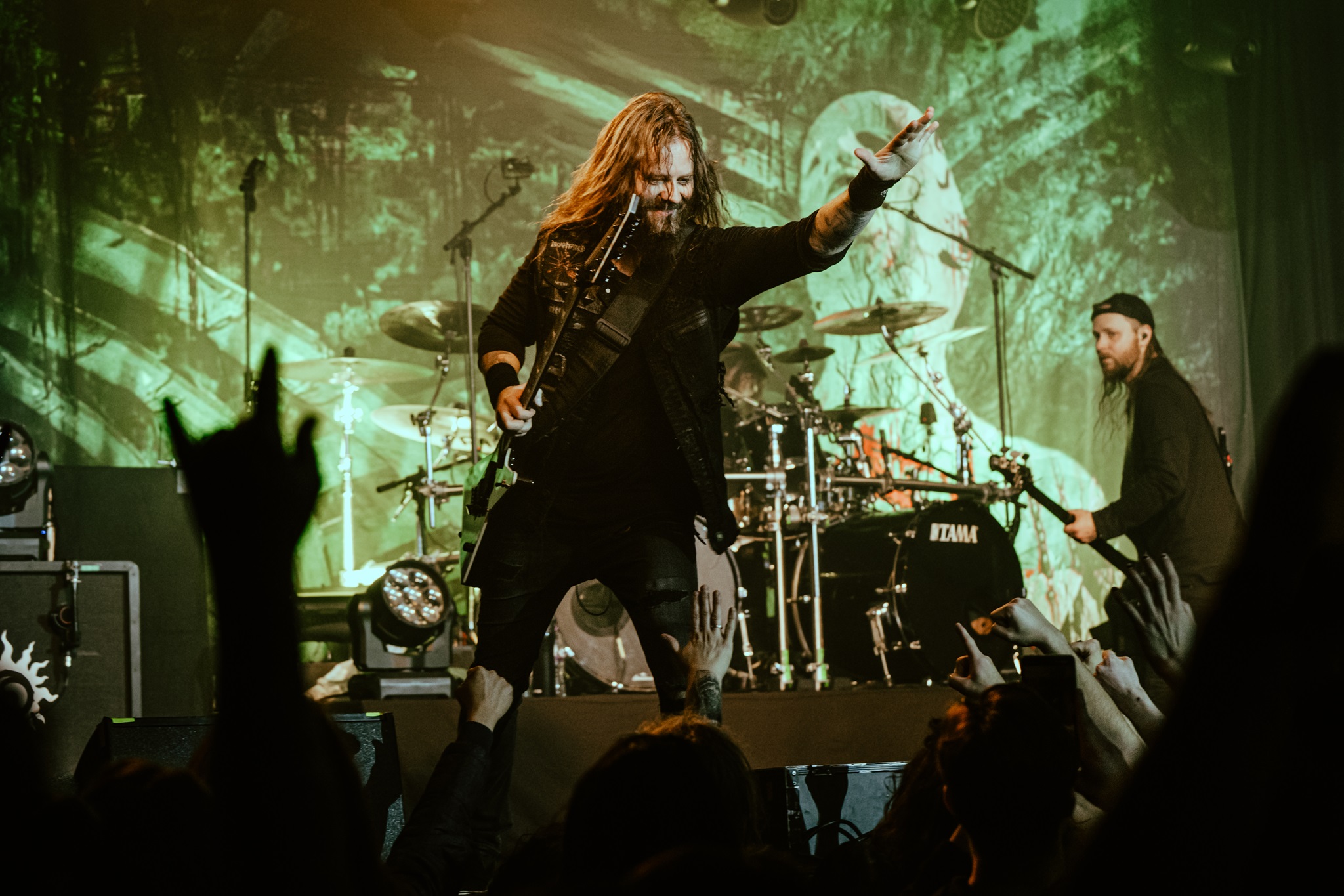 Polish death metal band Decapitated live in concert