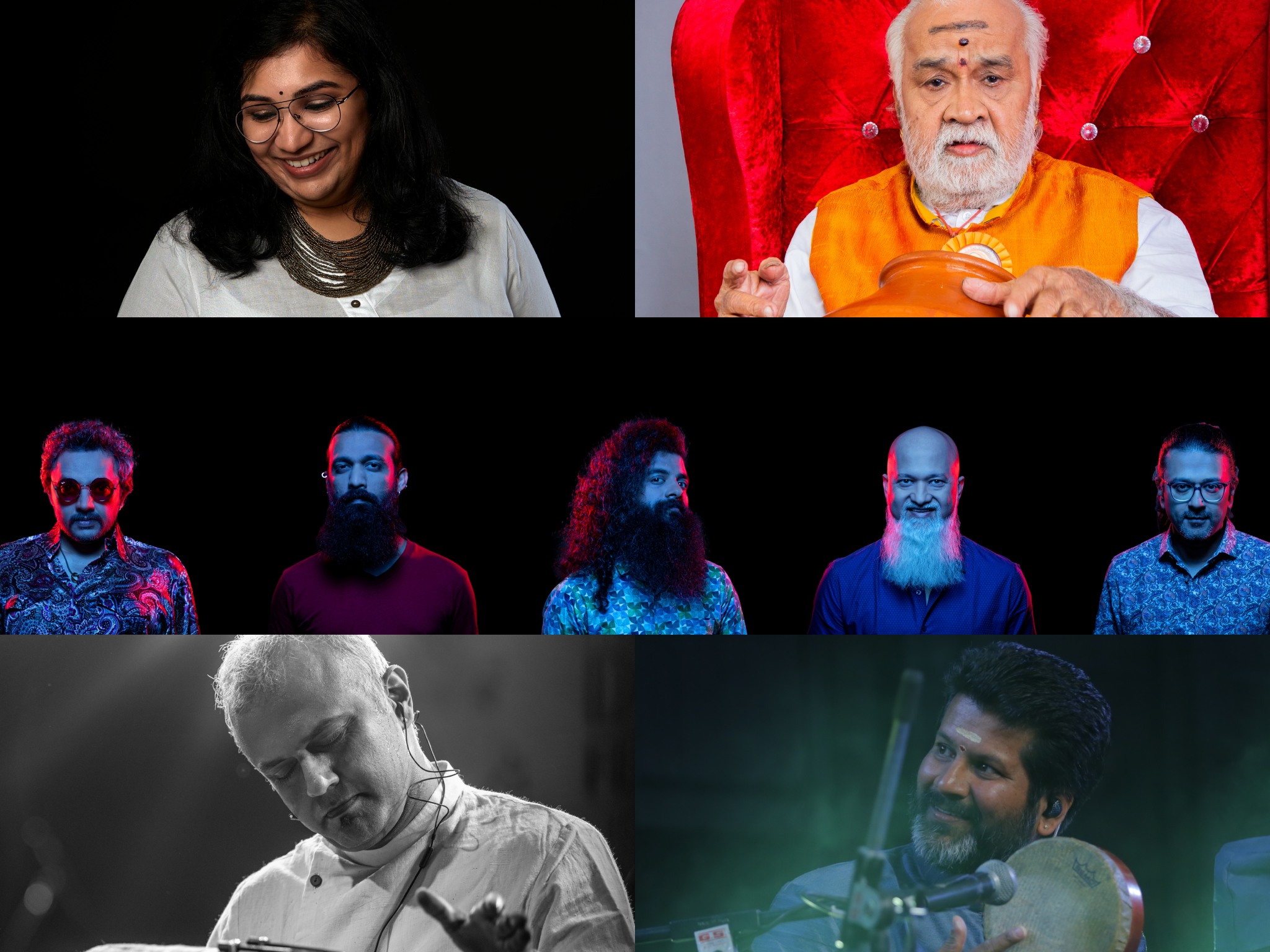 Mahindra Percussion Festival artists