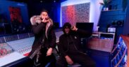 AP Dhillon and Stormzy in the studio announcing the release of their new song "Problems Over Peace." Photo: AP Dhillon/Instagram