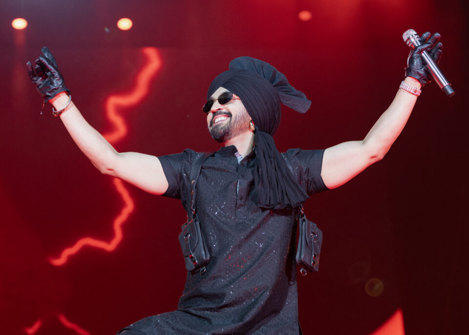 Diljit Dosanjh performs at BC Place Stadium in Vancouver