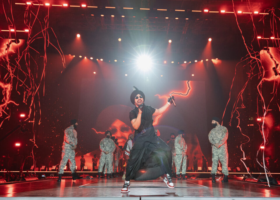 Diljit Dosanjh performs at BC Place Stadium in Vancouver