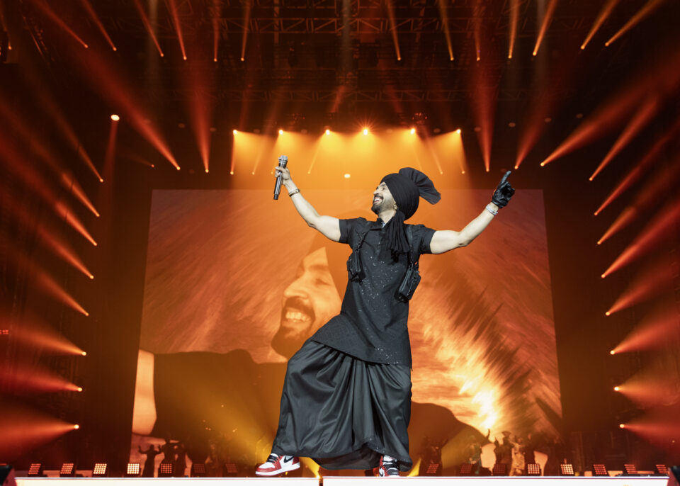 Diljit Dosanjh performs at BC Place Stadium in Vancouver