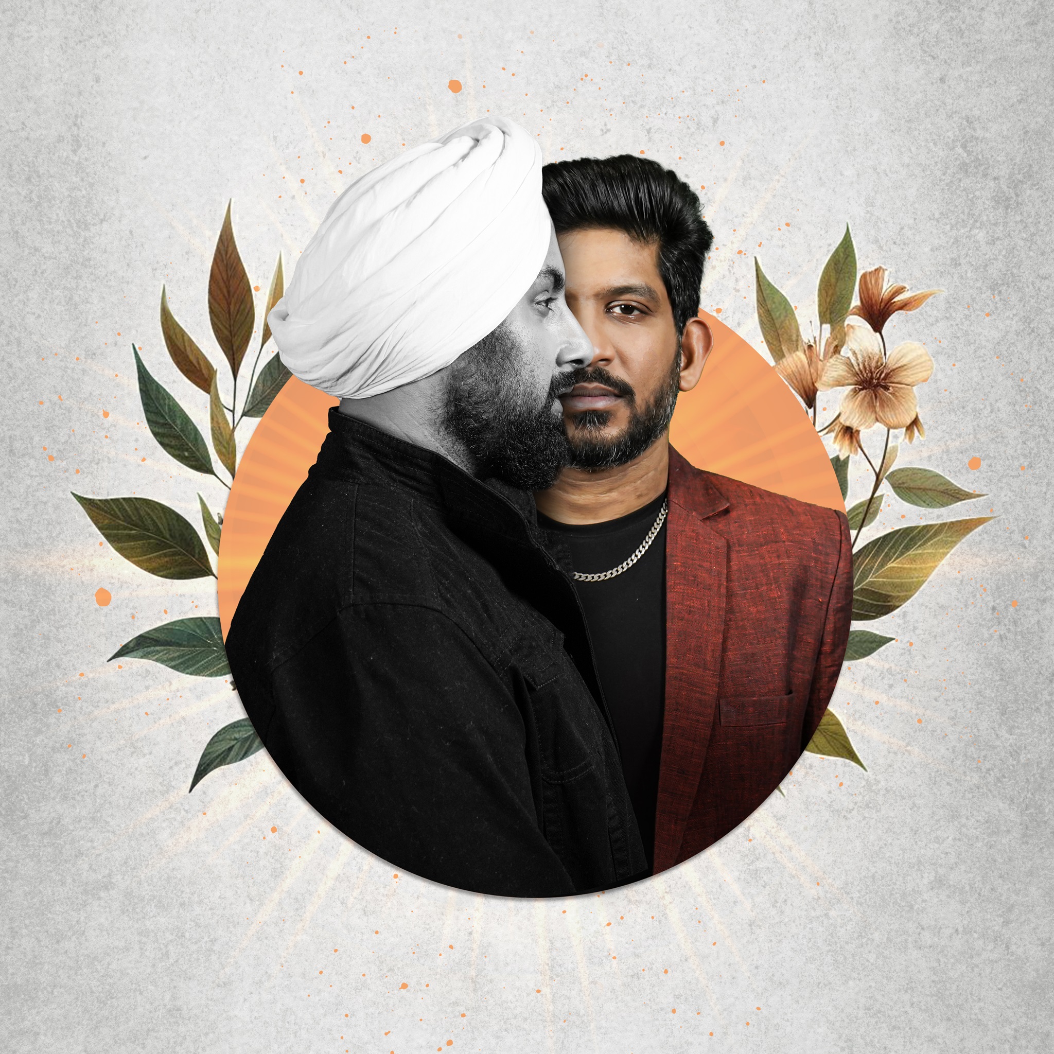 Faridkot's IP Singh and Rajarshi Sanyal in the 'Ibtida' EP artwork