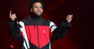 J. Cole performs onstage during Lil Baby & Friends Birthday Celebration at State Farm Arena.