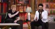 Ed Sheeran and Kapil Sharma in 'The Great Indian Kapil Show.' Photo: Courtesy of Netflix © 2024