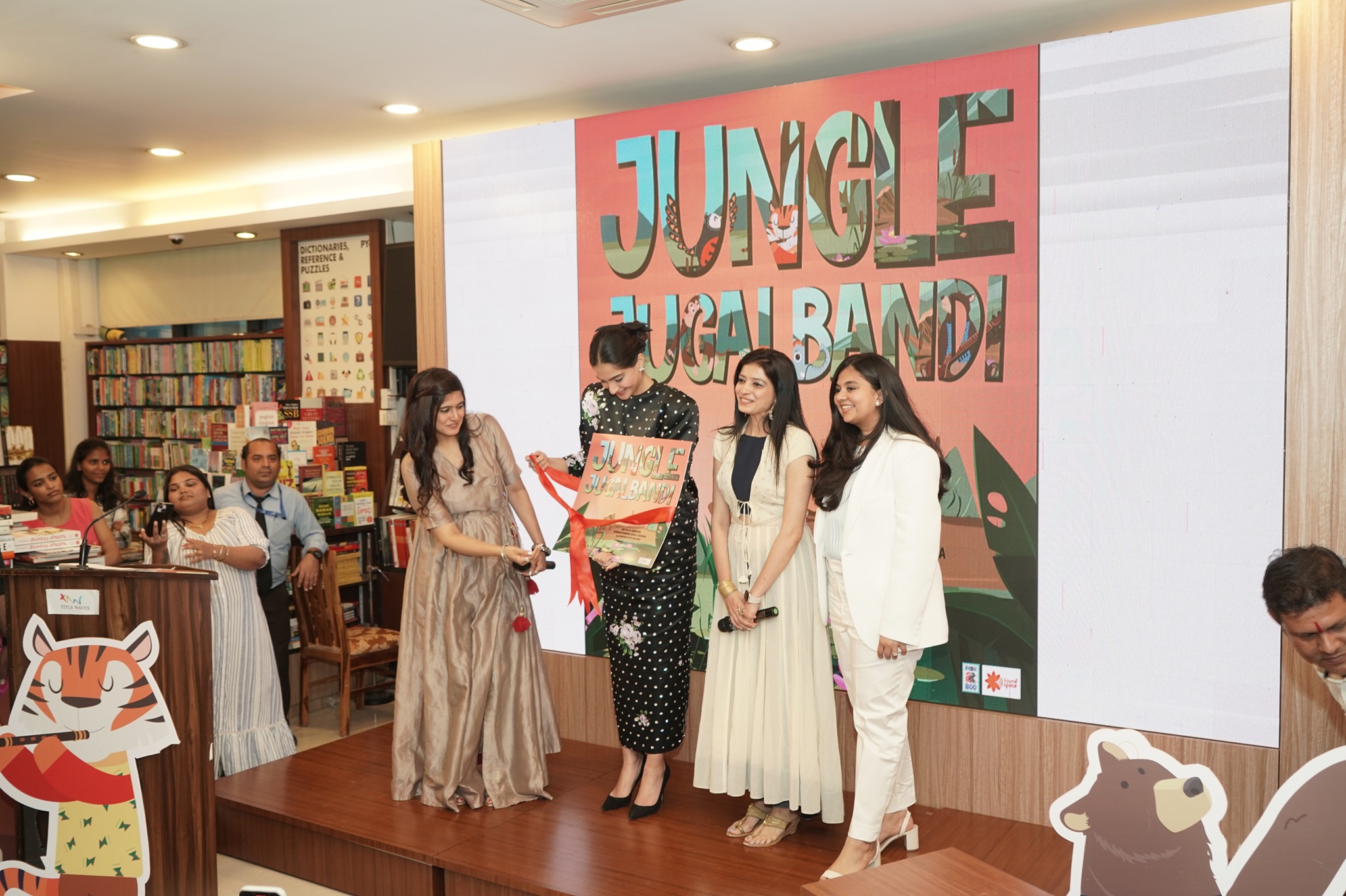 Jungle Jugalbandi book launch by Sonam Kapoor