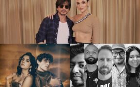 Shah Rukh Khan with Dua Lipa in 2019, the Outdustry team and Shirley Setia x JVKE