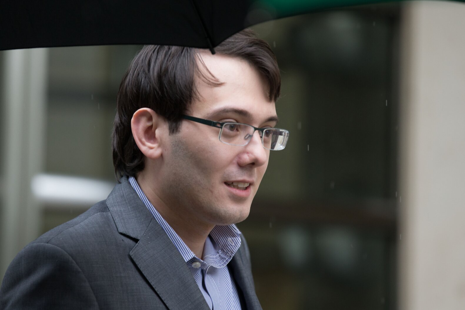 Martin Shkreli leaving court