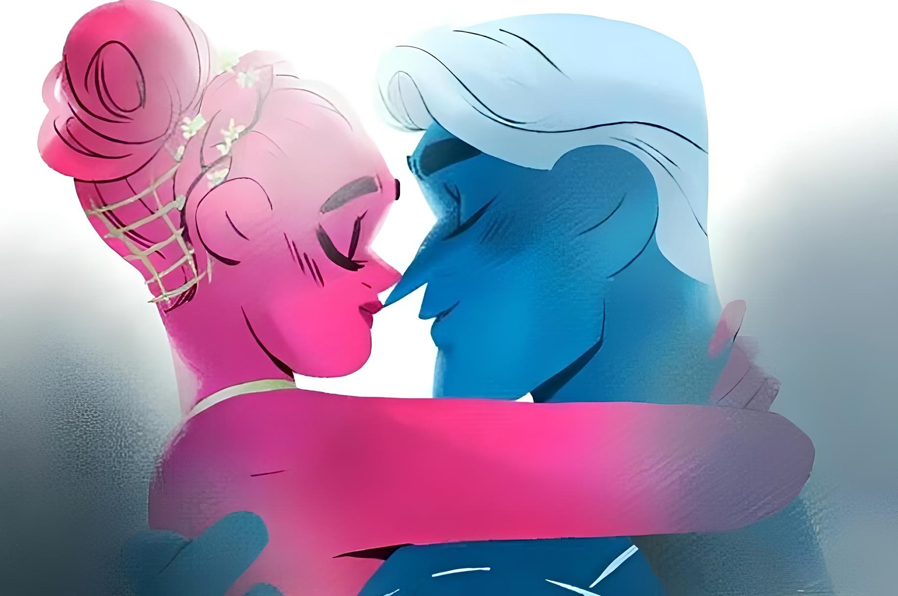 An image from the fantasy webtoon 'Lore Olympus'