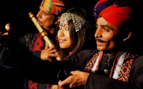 Members of Rajasthan Roots band