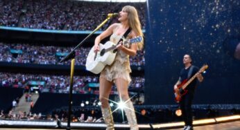 Taylor Swift Brings Travis Kelce Onstage at London Eras Tour Show