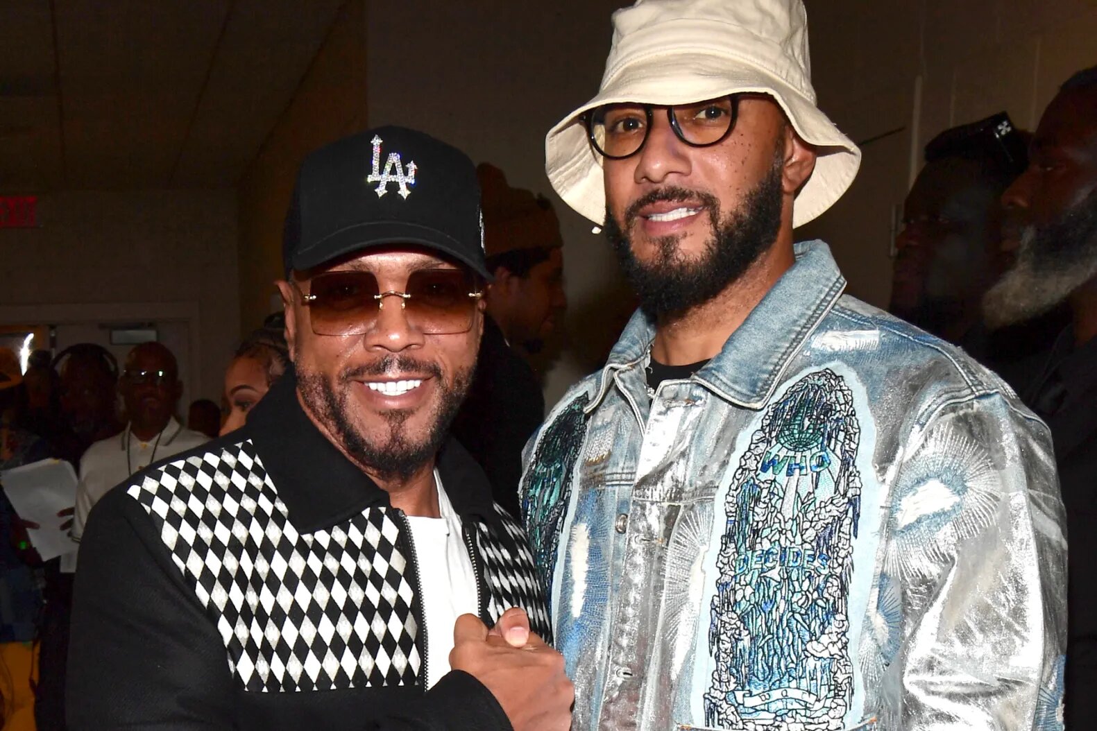 Timbaland and Swizz Beatz attend the BET Hip-Hop Awards