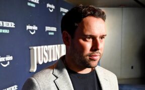 Scooter Braun at 'Justin Bieber: Our World' event in New York City