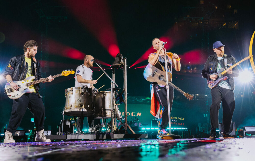 Coldplay have reduced their tour emissions by 59 per cent