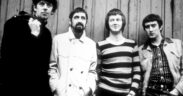 Bluesbreakers in 1966: John Mayall, Hughie Flint, Eric Clapton, John McVie.