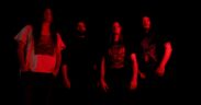 Defeated Sanity band members in red light