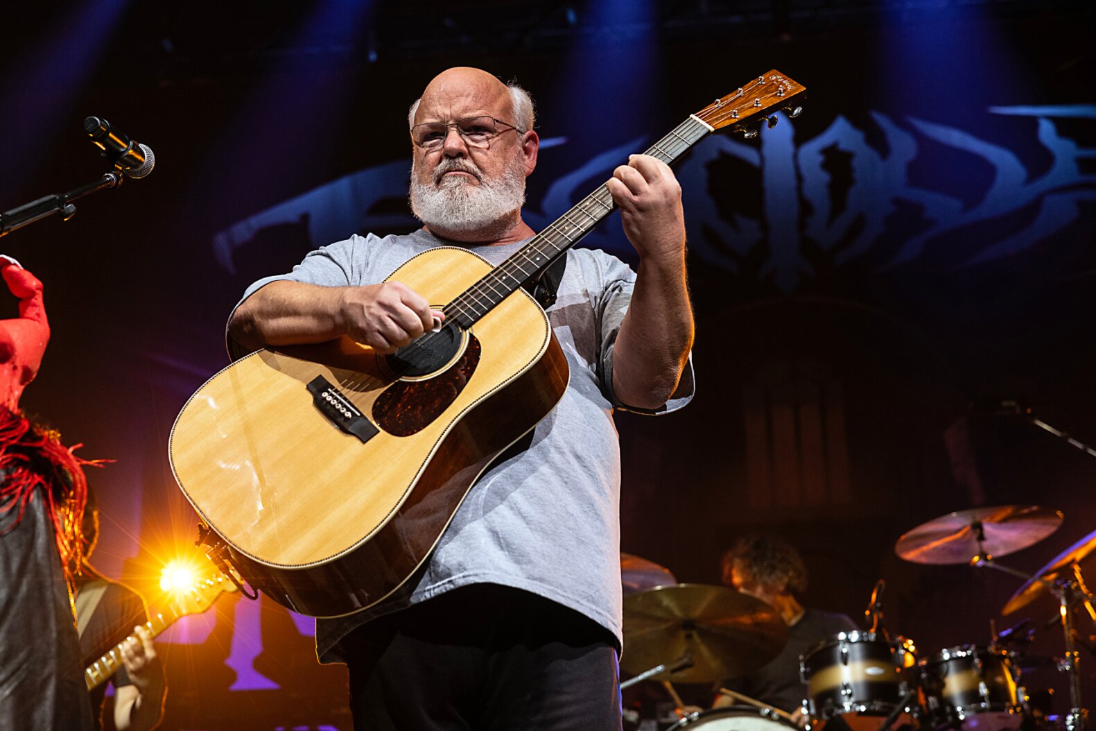 Kyle Gass of Tenacious D performing in 2023