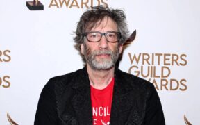 Neil Gaiman at the 2024 Writers Guild Awards New York Ceremony