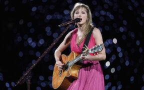 Taylor Swift performs at Olympiastadion on July 27, 2024 in Munich, Germany.