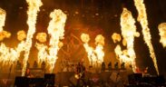 Flames on stage as Machine Head performs