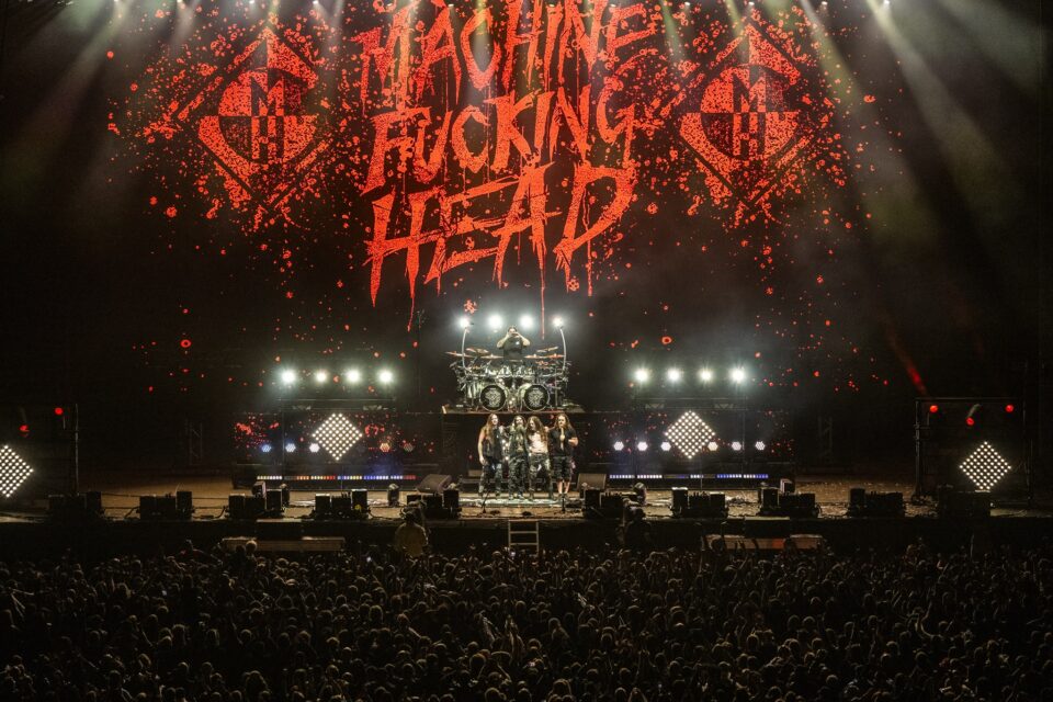 Machine Head on stage at Copenhell 2024 festival