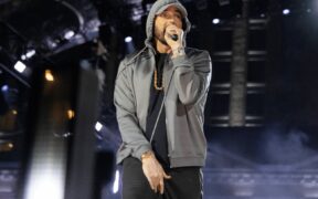 Eminem performs at Live from Detroit: The Concert at Michigan Central"