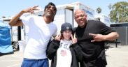 Snoop Dogg, Billie Eilish, and Dr. Dre appear at the LA28 Olympic Games Handover Celebration