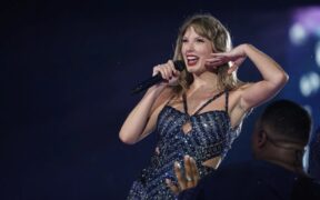 Taylor Swift performs onstage at Olympiastadion in Munich, Germany