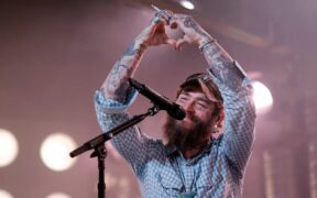 Post Malone performs onstage for Bud Light's "A Night In Nashville" concert at Marathon Music Works in Nashville, Tennessee