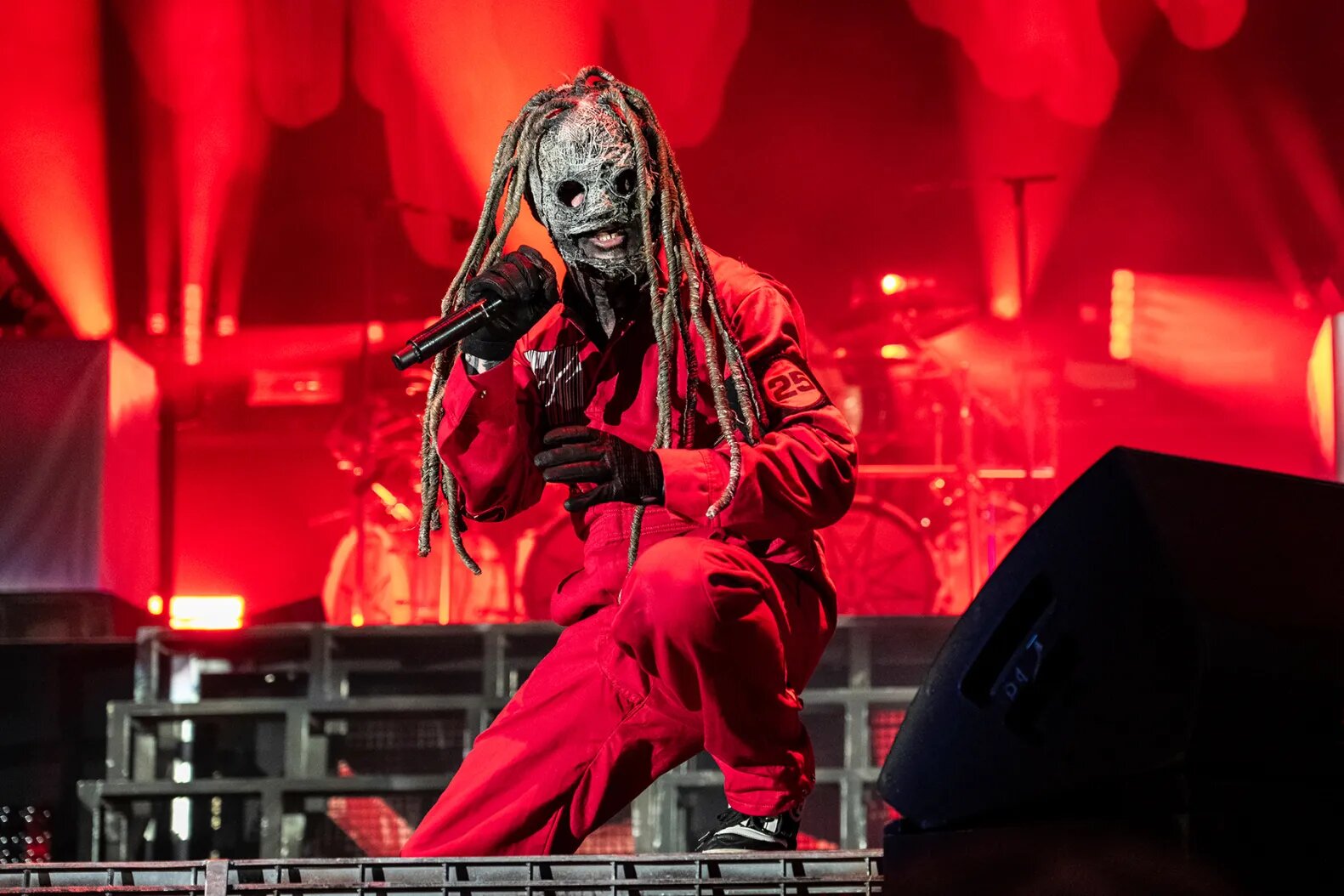 Corey Taylor of Slipknot performs during Sonic Temple Art and Music Festival