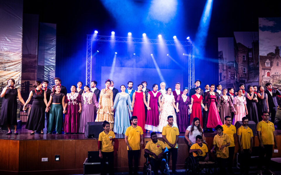 The cast takes a final bow as part of 'Pride and Prejudice Revisited.'