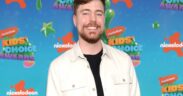 MrBeast at the Nickelodeon Kids' Choice Awards on in Los Angeles, CA