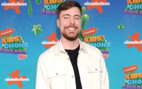 MrBeast at the Nickelodeon Kids' Choice Awards on in Los Angeles, CA