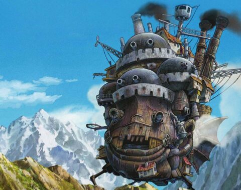 The poster for Hayao Miyazaki's 'Howl's Moving Castle.' Photo: Studio Ghibli