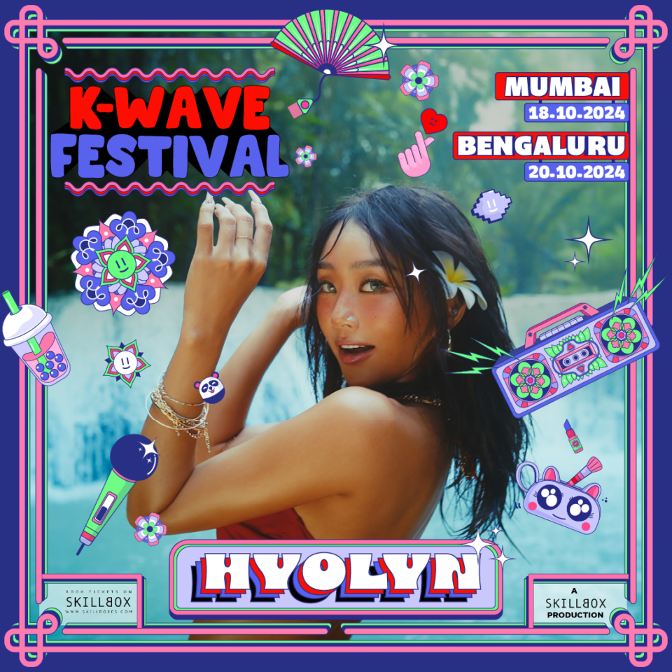 K-Wave Festival 2024 artwork featuring Hyolyn