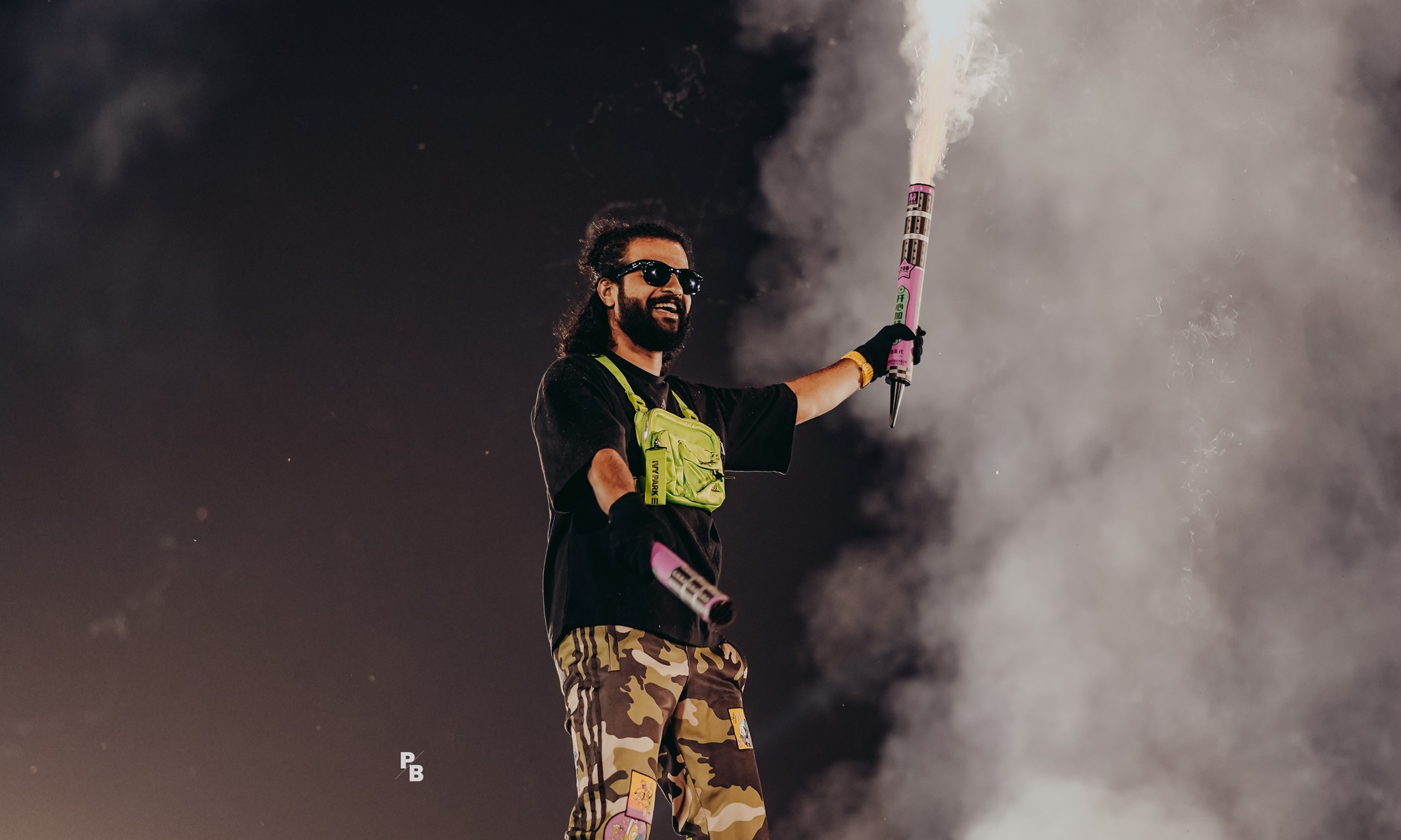 Neeraj Madhav aka NJ at a concert in 2023