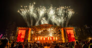 Perry stage at its full glory at Lollapalooza India 2024 co produced and promoted by BookMyShow Live