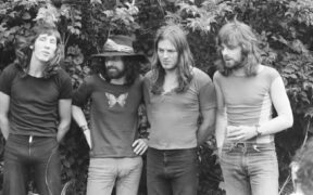 Pink Floyd: Roger Waters, Nick Mason, David Gilmour, Richard Wright in 1971