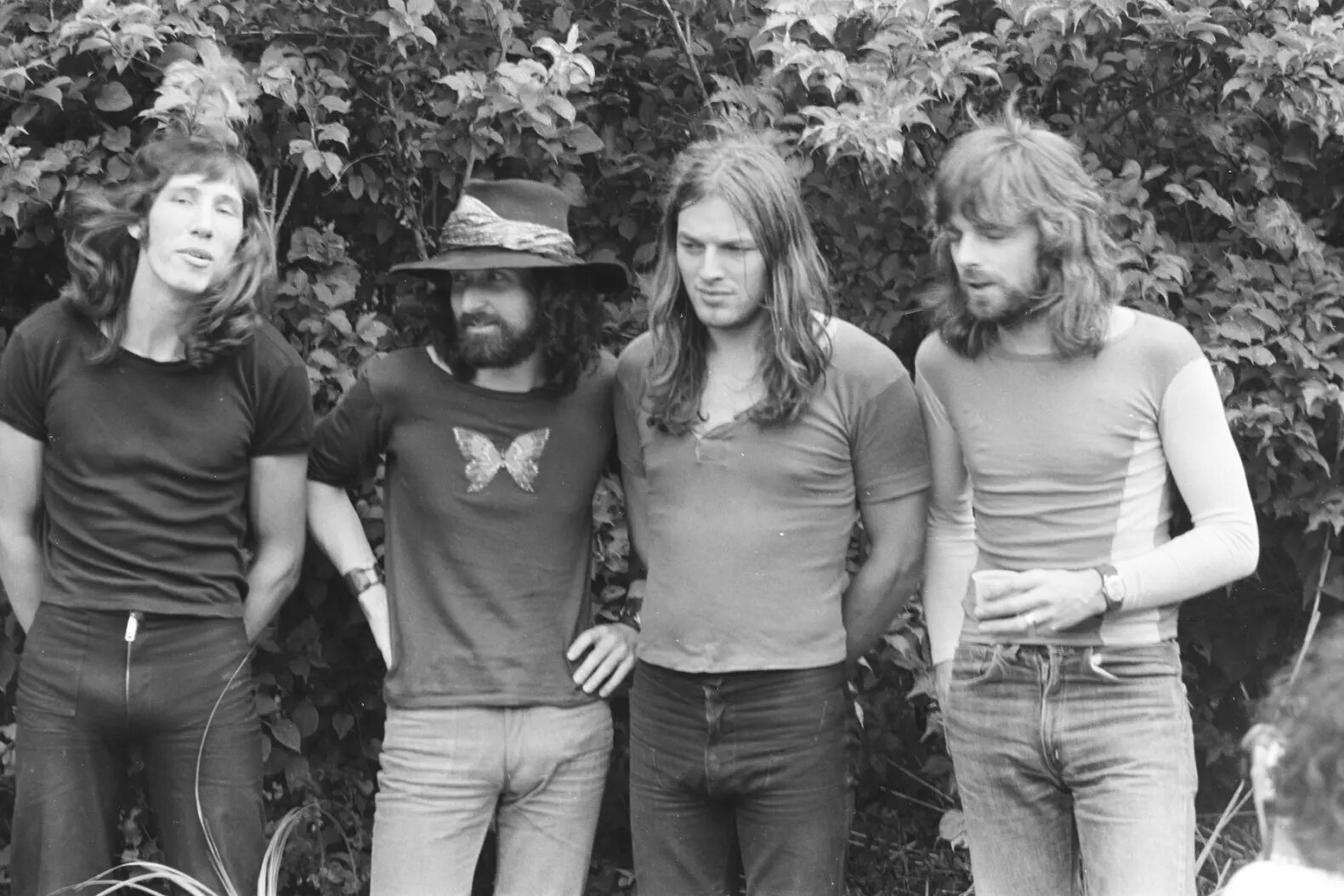 Pink Floyd: Roger Waters, Nick Mason, David Gilmour, Richard Wright in 1971