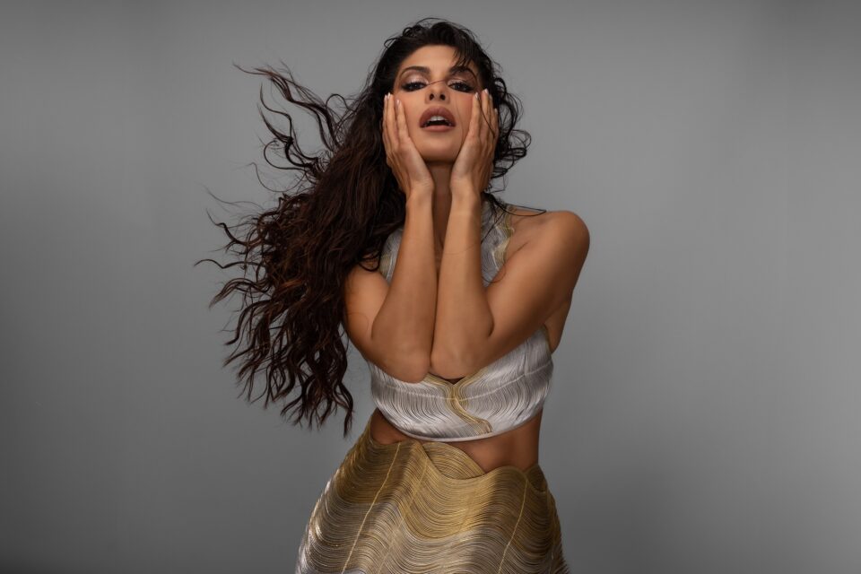 Jacqueline Fernandez in a promo shoot for her song "Stormrider."