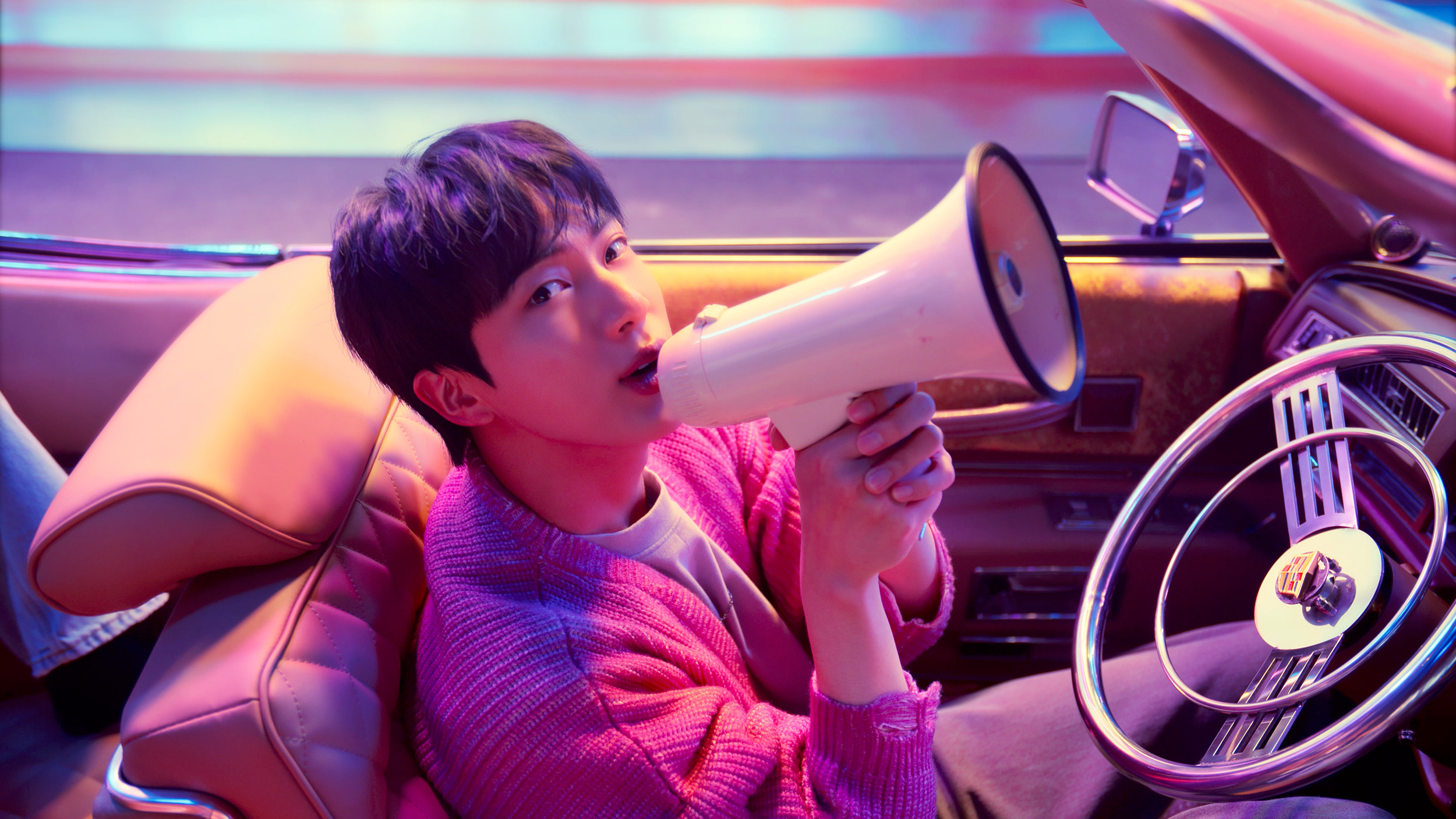 Jin's still from the Dolby commercial for 'I’ll Be There.'