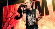 Deryck Whibley of Sum 41 in Anaheim, CA