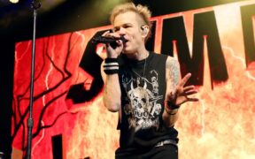 Deryck Whibley of Sum 41 in Anaheim, CA