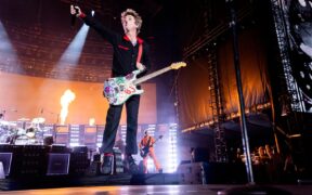 Billie Joe Armstrong of Green Day performs during their Saviors Tour at Oracle Park in San Francisco on Friday