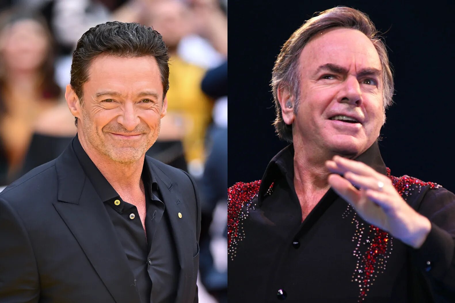 Hugh Jackman and Neil Diamond