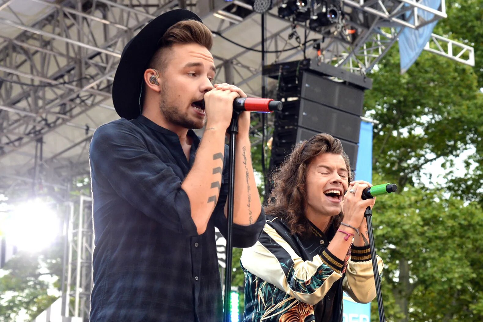 Liam Payne and Harry Styles in NYC