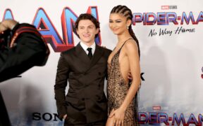 Tom Holland and Zendaya attend the "Spider-Man: No Way Home" Los Angeles Premiere in Los Angeles, California