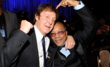 Paul McCartney and Quincy Jones at a 2009 Grammy event honoring Clive Davis